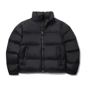 Chaqueta acolchada de invierno para hombre personalizada al por mayor, Abrigo acolchado de gran tamaño con efecto de burbuja brillante, chaqueta acolchada brillante para hombre - Product Image 4
