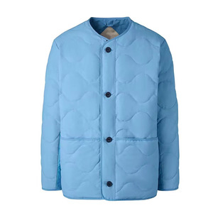 Chaqueta de edredón Chaqueta de forro acolchado de estilo sin cuello versátil para prendas de vestir exteriores informales Chaqueta acolchada ligera de alta calidad para hombres - Product Image 6