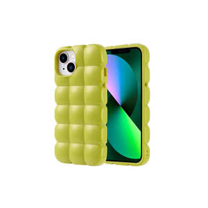 Funda de Silicona Flexible Brillante de Primera Calidad de la Serie OMSY Dom Dom para iPhone 13, Funda Protectora con Función Antihuellas - Product Image 1