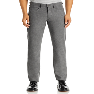 Pantaloni in Flanella Fantasia Bloomingdale's per Uomo, Vestibilità Su Misura con Decorazione a Bottoni, Tessuto Pettinato - Product Image 2