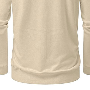 Nouveau design 2025 – Sweat-shirt pull-over pour homme de haute qualité, personnalisé, léger, 100 % coton molletonné, respirant, teint uni - Product Image 5