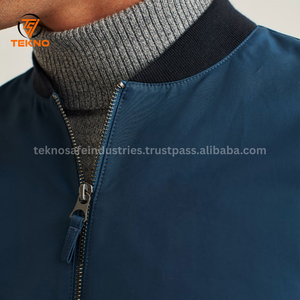 Chaqueta de bombardero para hombre con logotipo y tamaño de color personalizado, venta al por mayor, transpirable, mejor estilo, precio barato, chaqueta de bombardero para hombre, servicio OEM - Product Image 3