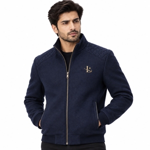 Chaqueta de Lana para Hombre, Invierno, Material de Mezcla de Lana Cálida, Ropa Exterior Informal y Cómoda, Chaqueta de Lana para Hombre, Invierno, Material de Mezcla de Lana Cálida - Product Image 1