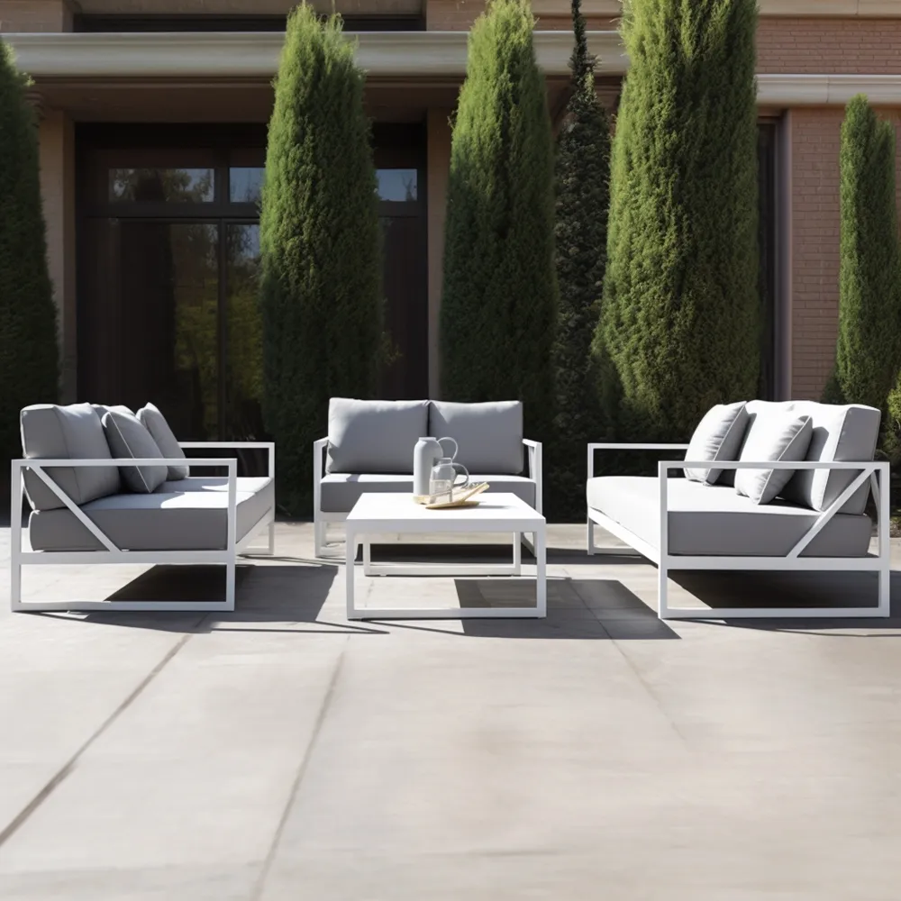 2023 Lounge Garden Outdoor Sofa Set Modern Royal Good Price Malaysia Wood Sets Antique Hookah Leather Furniture