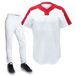 Uniforme de béisbol de ropa deportiva de alta moda con material de poliéster 100% Tela que absorbe la humedad para jóvenes y adultos - Product Image 2