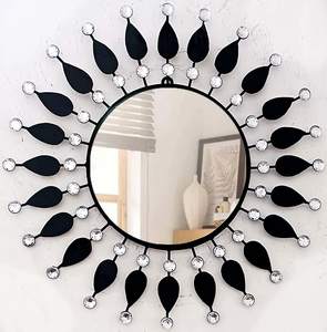 Espejos de cristal redondos decorativos para el hogar y la sala de estar, decoración de pared, gran tamaño - Product Image 3