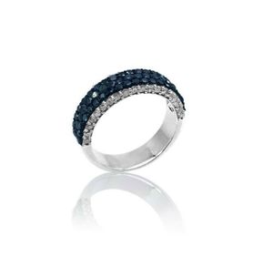 Bague JEWELSPAARK pour femme en argent sterling avec diamants blancs naturels taille ronde, motif floral, 0,56 ct, style tendance - Product Image 1