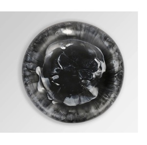 Bol de service en résine écologique de couleur personnalisée, plat fait à la main, passe au lave-vaisselle, design moderne et antique, pour les fêtes, fabriqué en Inde - Product Image 5