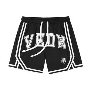 Pantalones Cortos de Baloncesto Sublimados, Deportivos, de Entrenamiento, Personalizados, Bordados, de Malla Transpirable - Product Image 2