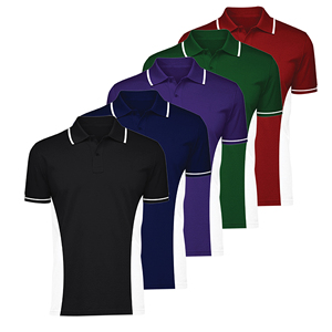 Chemises polo pour hommes personnalisées en gros, logo brodé personnalisé, unisexe, été, coton uni de haute qualité, sport, entreprise - Product Image 3