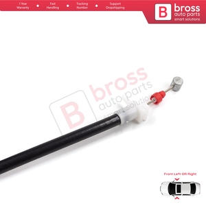 Cable Bowden de liberación para manija exterior de puerta delantera BDP1569, 177 mm, para X5 E53 2000-2006, 51218243615, 51218243616 - Product Image 3