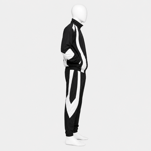 Ensemble de survêtement jaune pour homme Elson Sports, manches longues, col rabattu, respirant, en polyester, deux pièces, pour l'automne - Product Image 6