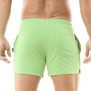 <b>Mens</b> Athletic Gym <b>Shorts</b> 100% Cotton Solid Breathable Quick Dry Elastic Waist Jogger Workout <b>Lounge</b> Jersey Pocket Sweat <b>Shorts</b> - Product Image 6