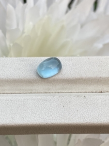 Natural Top Color Aquamarine <b>Cushion</b> Shape Cabochons Stone With Good Luster Loose Gemstone for Making Jewelry 2.78 Carat - Product Image 2