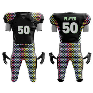 Uniforme de football américain conçu pour affronter des matchs agressifs, offrant confort, résilience et ajustement constant pour les professionnels du sport. - Product Image 1