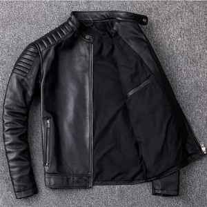 Chaquetas de moda para hombre, chaquetas personalizadas de piel de cabra negra, chaquetas transpirables duraderas de alta calidad para hombre, chaqueta Unisex para hombre - Product Image 6
