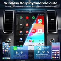 Pantalla Reproductora de DVD y Radio de 12.1 Pulgadas para Ford Taurus 2009-2011, Pantalla Táctil QLED, CarPlay Inalámbrico, Snapdragon 695, DSP, 6+64 GB, BT5.0
