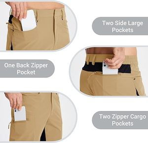 Short de sport décontracté pour homme Short de sport respirant en soie glacée avec poches et cordon de serrage Short de course à séchage rapide - Product Image 6