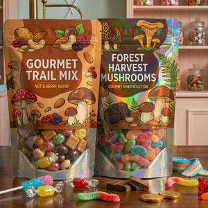Bolsas con Cierre Hermético Personalizadas con Impresión Digital, Resistentes a Niños, de 3.5g, 7g y 14g, para Empacar Dulces, Gomitas y <span class=keywords><strong>Galletas</strong></span> - Product Image 1