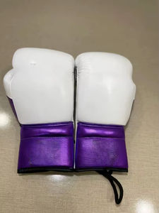 Gants de boxe en cuir PU avec sangle de poignet réglable, évacuation de l'humidité, fermeture personnalisable pour la gym, le sparring et l'entraînement physique - Product Image 3