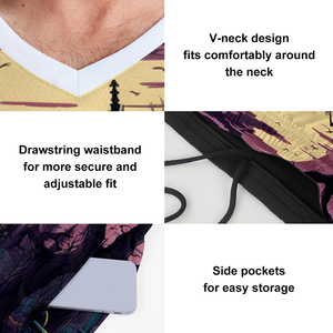 Ensemble de maillots de basket-ball d'équipe personnalisés et respirants vêtements de sport en polyester à séchage rapide avec numéros imprimés sans manches - Product Image 3