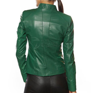 Chaqueta de Cuero para Mujer de Alta Calidad al por Mayor, Chaqueta de Cuero PU para Mujer, Chaquetas de Cuero de Alta Calidad - Product Image 5