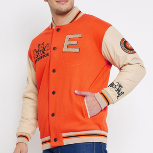 แจ็คเก็ตผ้าซาตินสำหรับผู้ชายแจ็คเก็ตเบสบอลระบายอากาศได้ดี - Product Image 3