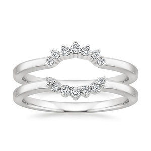 Magnifique bague en argent sterling 925 ornée d'un diamant Moissanite au design incurvé unique pour offrir - Product Image 3