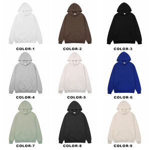 เสื้อมีฮู้ดผ้าคอตตอน100% สำหรับผู้ชายเสื้อมีฮู้ดสำหรับผู้ชายเสื้อผ้าแนวสตรีทแวร์ผ้าเฟรนช์เทอร์รี่ - Product Image 2