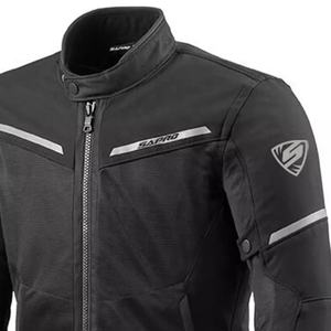 Veste d'été légère pour hommes avec panneaux en maille respirante Armure approuvée CE Doublure imperméable détachable - Product Image 3