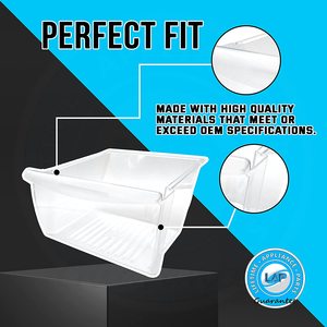 Nuevo Contenedor Inferior para Frigorífico Frigidaire - 240351203/240351206/240351209 - Plástico Doméstico - No Requiere USB - Product Image 4