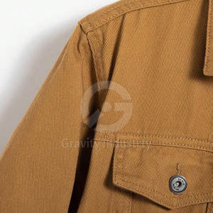 Chaqueta de Mezclilla de Invierno para Hombre de Alta Calidad y Bajo Precio con Logotipo Personalizado en la Parte Delantera, 100% Algodón, Talla Grande, Personalizable - Product Image 3