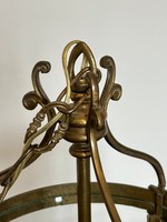 Lanterne italienne antique des années 1950 en argent, fabriquée à la main, magnifiquement gravée, décoration d'intérieur, Noël, toute l'année, porte-bougie parfait