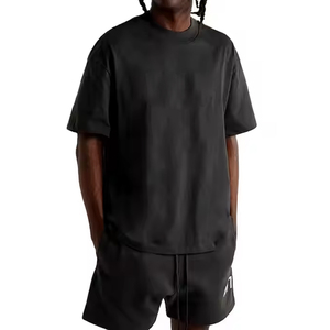 Men's Summer Fashion T-Shirt & Short <b>Sets</b> Plus Size Short Sleeve Breathable <b>Knitted</b> 450g DAKHA SPORTS - Product Image 1