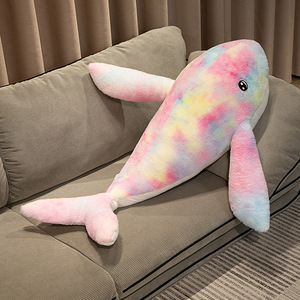 Peluche dauphin Myrtle super douce en coton PP, anti-stress, 45 cm, assortiment 2 couleurs, peluche ultra douce - Product Image 2
