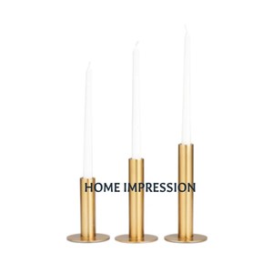 Bougeoir fait main pour décoration intérieure, support de bougie décoratif, accessoires de table pour fêtes, bougeoir en métal indien - Product Image 6