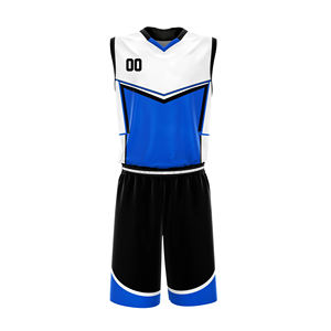 Nuevo Conjunto de Uniforme de Baloncesto para Adultos, Entrenamiento, Competición, Equipo, Absorbente de Sudor, Transpirable, 100% Poliéster, Peso de la Tela 220g - Product Image 3