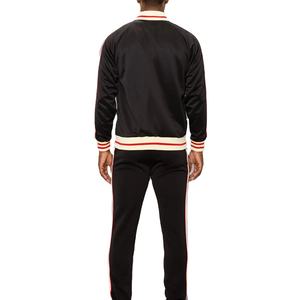 Conjunto Deportivo Personalizado 2026 con Franja Lateral y Cremallera, Chaqueta y Pantalones Casuales para Hombre, Chándal para Correr - Product Image 2