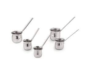 Pot à fondre le lait et le beurre en acier inoxydable avec poignée longue, ensemble multi-tailles - Product Image 3