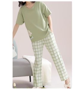 Transpirable suave algodón poliéster Low Rise Otoño Invierno Albornoz ropa de dormir conjunto de pijamas Unisex ropa al por mayor - Product Image 5