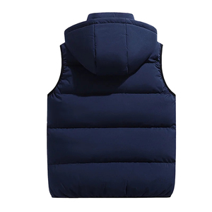Automne et hiver hommes coupe-vent sans manches gilet 3D imprimé crâne impression rue mode veste sport décontracté chaud veste - Product Image 2