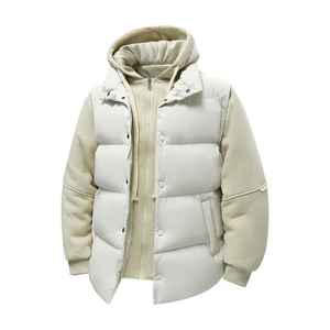Veste rembourrée à capuche automne hiver hommes épais chaud bouffant pour Camping en plein air marque OEM Service - Product Image 1