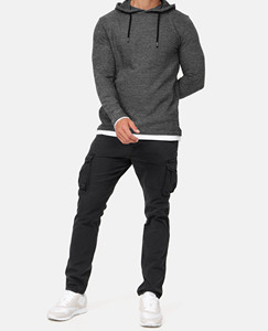 High Quality <b>Men</b> Casual Pullover Unisex Heavyweight Oversize 500gsm Custom logo <b>Plain</b> Blank <b>Hoodies</b> - Product Image 2