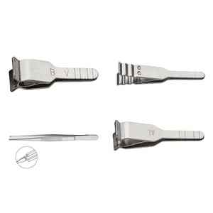 Pinza Vascular Manual de Acero Inoxidable Acland, Pinzas Dobles para Cirugía Microvascular, Cirugía Plástica y Neurocirugía - Certificación CE - Product Image 4