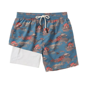 Shorts de Playa para Hombre de Secado Rápido, Diseño Personalizado, Colores Sólidos, Cintura Media, Antiarrugas, Transpirables, Nuevos Estilos de Moda - Product Image 6