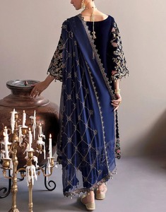 Vestidos Abaya de Boutique para mujer ecológicos hasta el suelo islámicos con botones de encaje para ropa de boda-Estilo informal de fiesta - Product Image 6