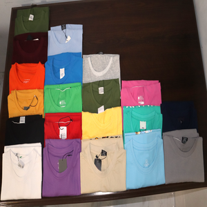 <b>Top</b> Quality Men's Soft Cotton Fabric Made Comfortable T Shirt Sustainable Custom Logo Solid Color Men's Casual Streetwear - Product Image 1