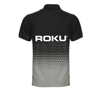 Venta al por mayor de impresión por sublimación personalizada patrón sólido ropa deportiva Jersey tela para hombres y mujeres OEM/ODM para Polos - Product Image 2