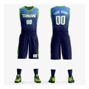 Ensemble d'uniformes de basket-ball réversibles d'été personnalisés pour hommes Short respirant d'équipe en polyester pour jeunes vêtements de sport Offre Spéciale - Product Image 3