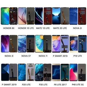 Layar populer perakitan LCD digitizer layar pengganti untuk Huawei Mate 8 9 10 20 30 40 Pro Lite LCD OEM Incell sentuh